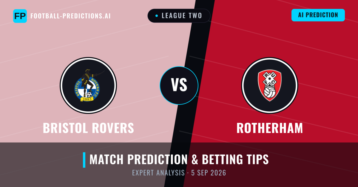 Bristol Rovers vs Rotherham — match prediction & preview