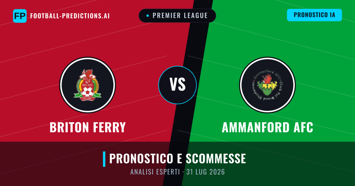 Briton Ferry vs Ammanford AFC — pronostico e anteprima del match