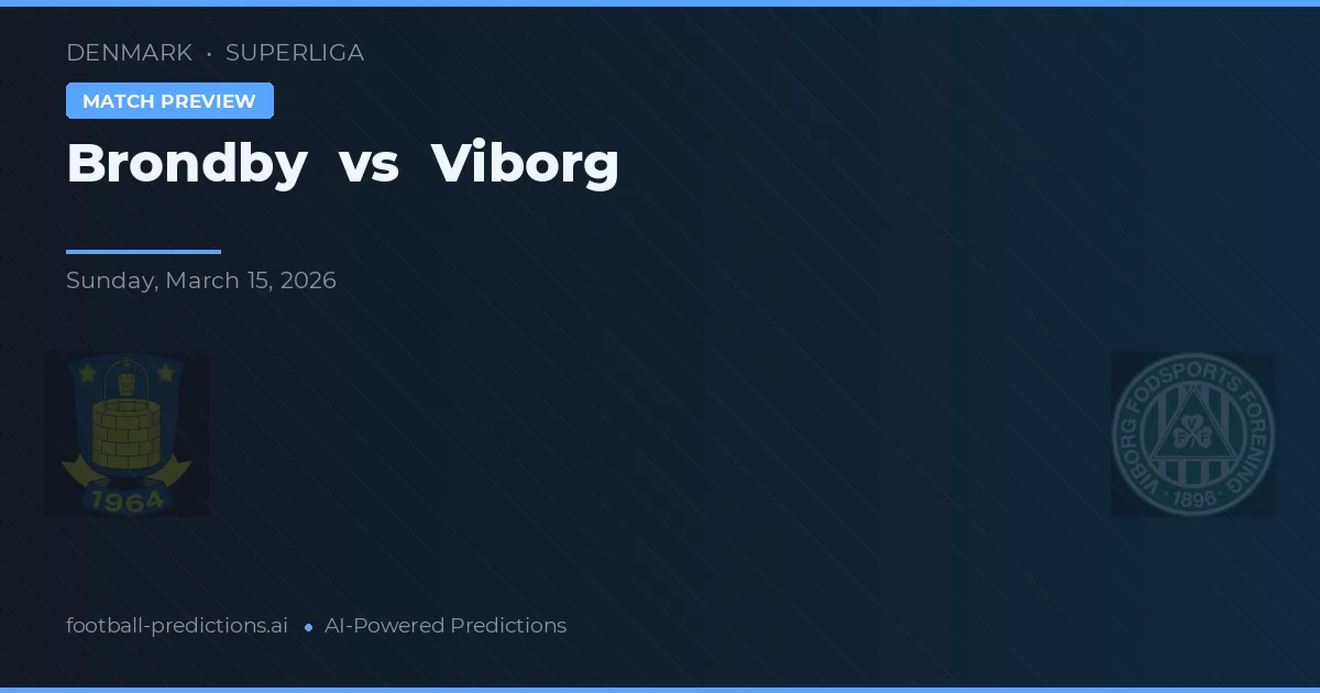 Brøndby vs Viborg — hula at preview ng laban