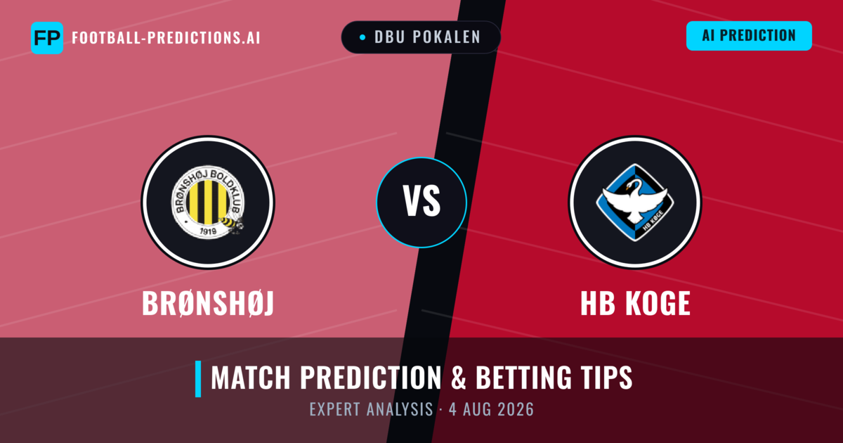 Brønshøj vs HB Koge — match prediction & preview