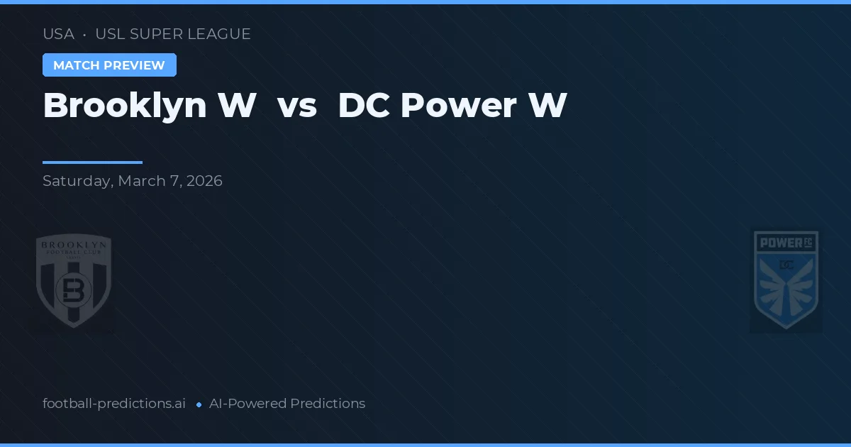 Brooklyn W vs DC Power W — prediksi dan pratinjau pertandingan
