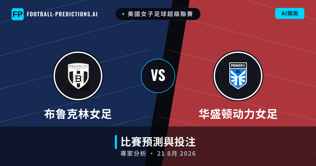 布鲁克林女足 vs 华盛顿动力女足 — 比赛预测和前瞻
