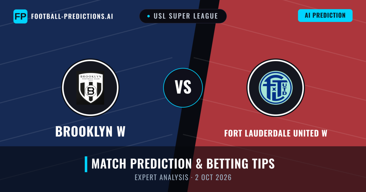 Brooklyn W vs Fort Lauderdale United W — match prediction & preview