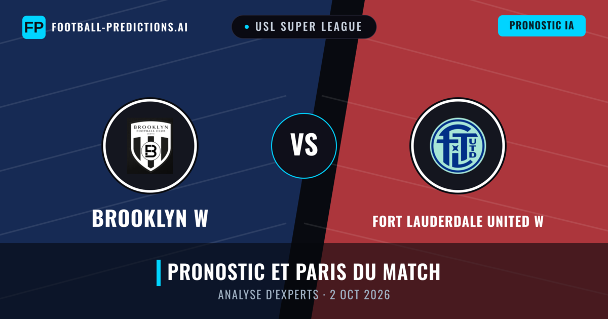 Brooklyn W vs Fort Lauderdale United W — pronostic et avant-match