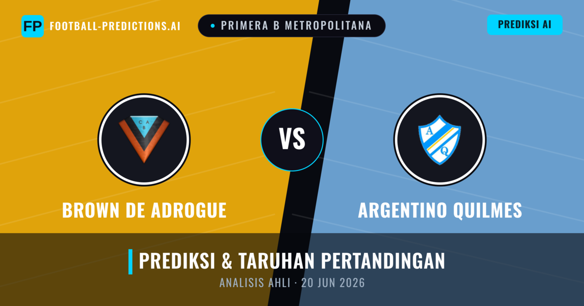 Brown de Adrogué vs Argentino Quilmes — prediksi dan pratinjau pertandingan