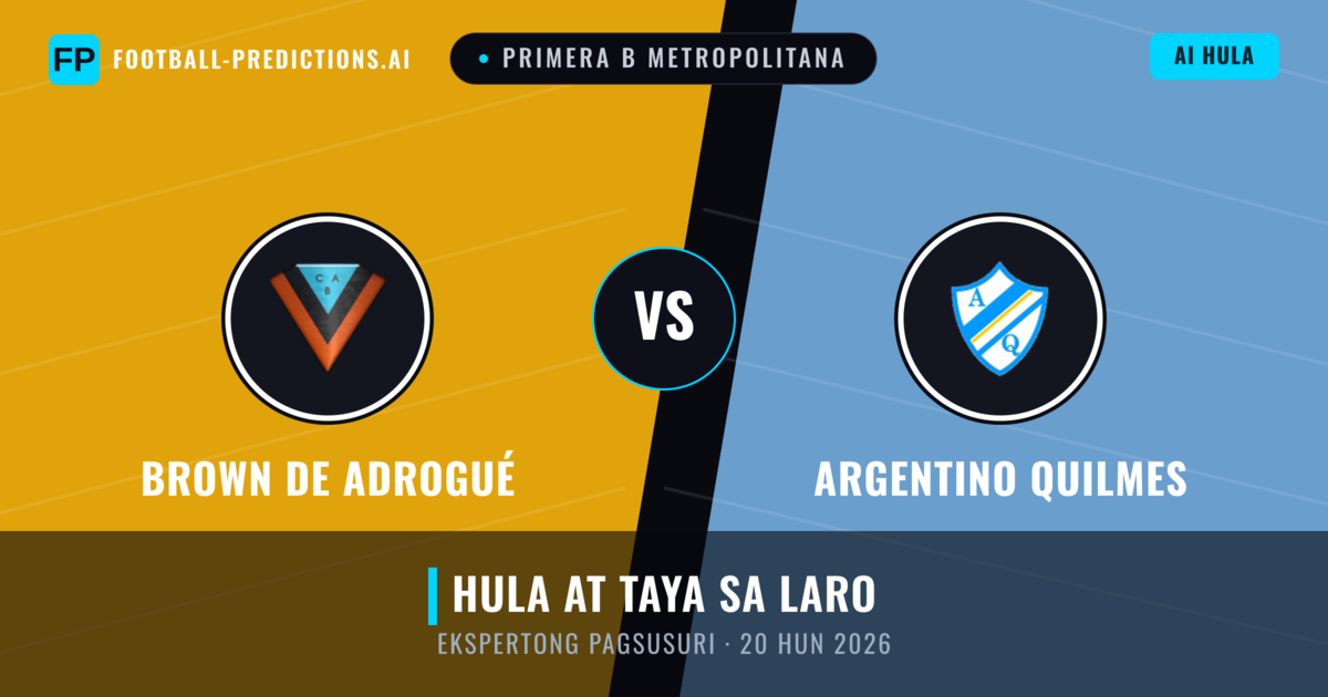 Brown de Adrogué vs Argentino Quilmes — hula at preview ng laban