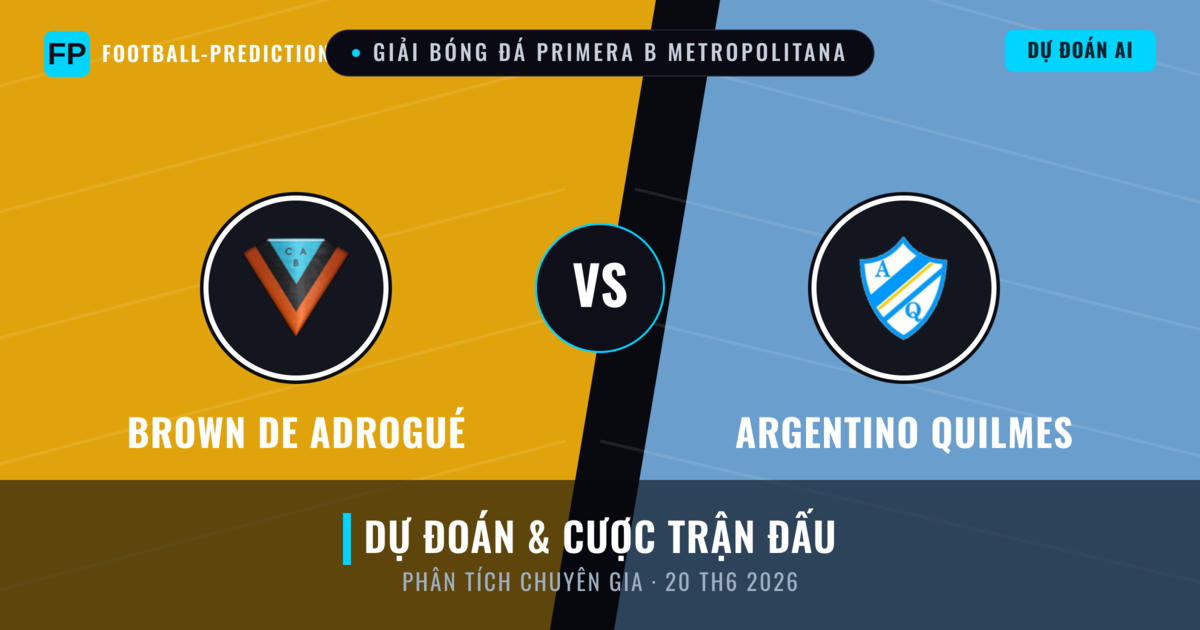 Brown de Adrogué vs Argentino Quilmes — dự đoán và xem trước trận đấu
