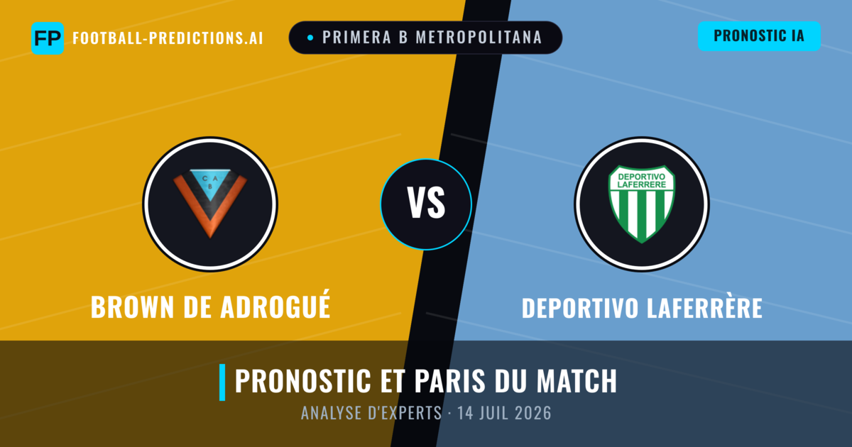 Brown de Adrogué vs Deportivo Laferrère — pronostic et avant-match