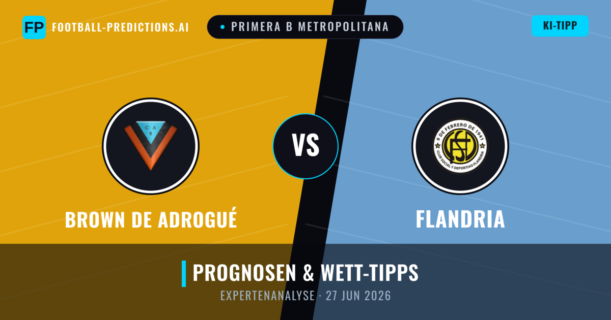 Brown de Adrogué vs Flandria — Prognose und Spielvorschau