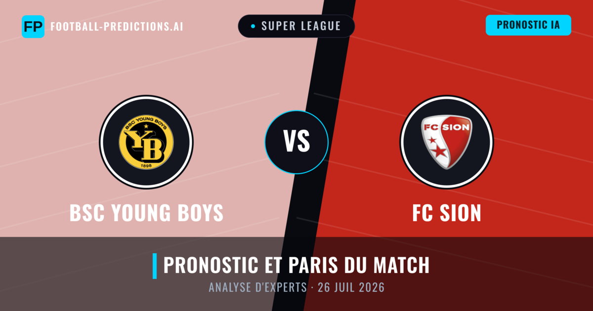 BSC Young Boys vs FC Sion — pronostic et avant-match