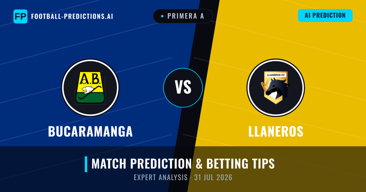 Bucaramanga vs Llaneros — match prediction & preview