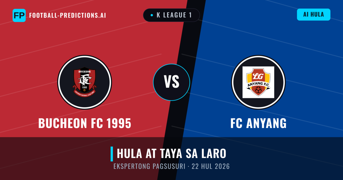 Bucheon FC 1995 vs FC Anyang — hula at preview ng laban
