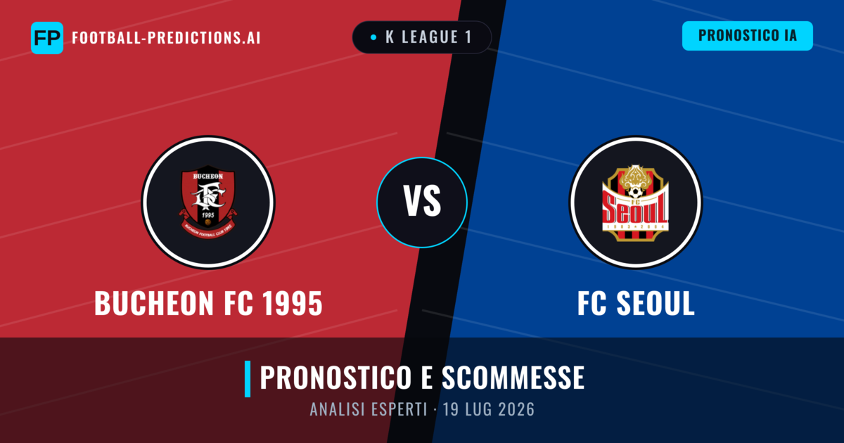 Bucheon FC 1995 vs FC Seoul — pronostico e anteprima del match