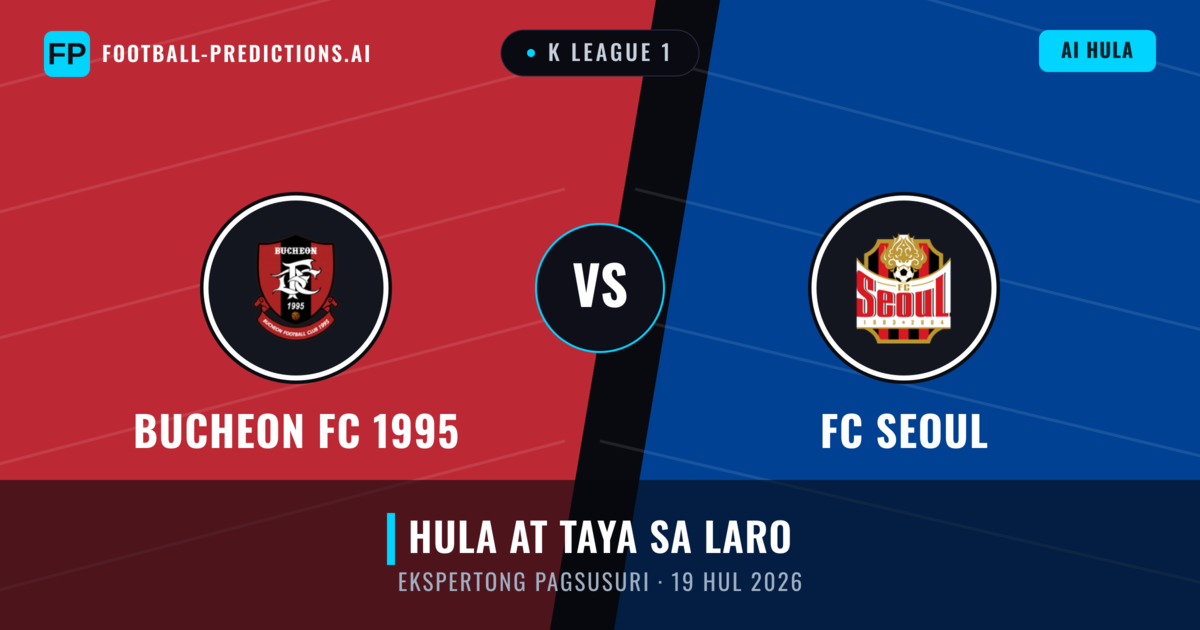 Bucheon FC 1995 vs FC Seoul — hula at preview ng laban