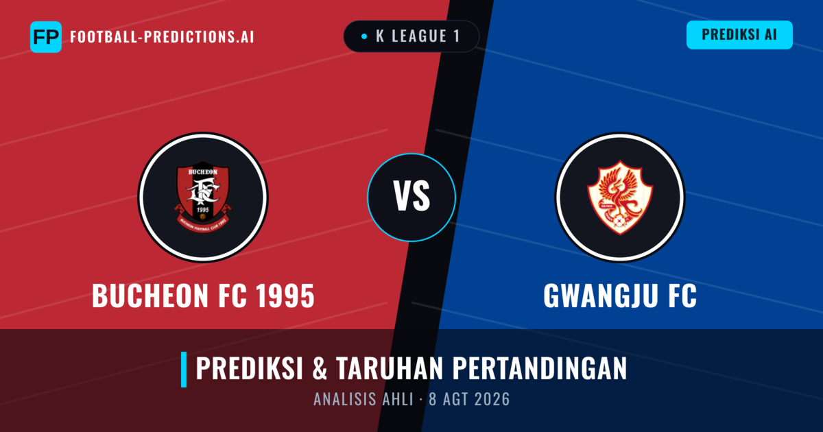 Bucheon FC 1995 vs Gwangju FC — prediksi dan pratinjau pertandingan