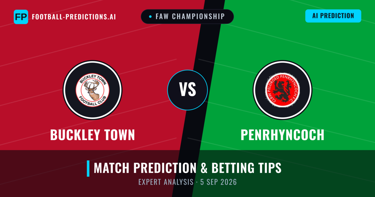 Buckley Town vs Penrhyncoch — match prediction & preview