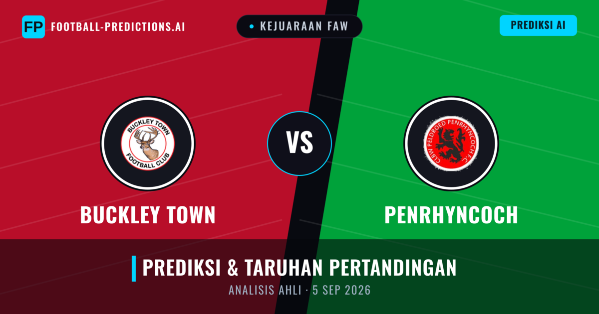 Buckley Town vs Penrhyncoch — prediksi dan pratinjau pertandingan