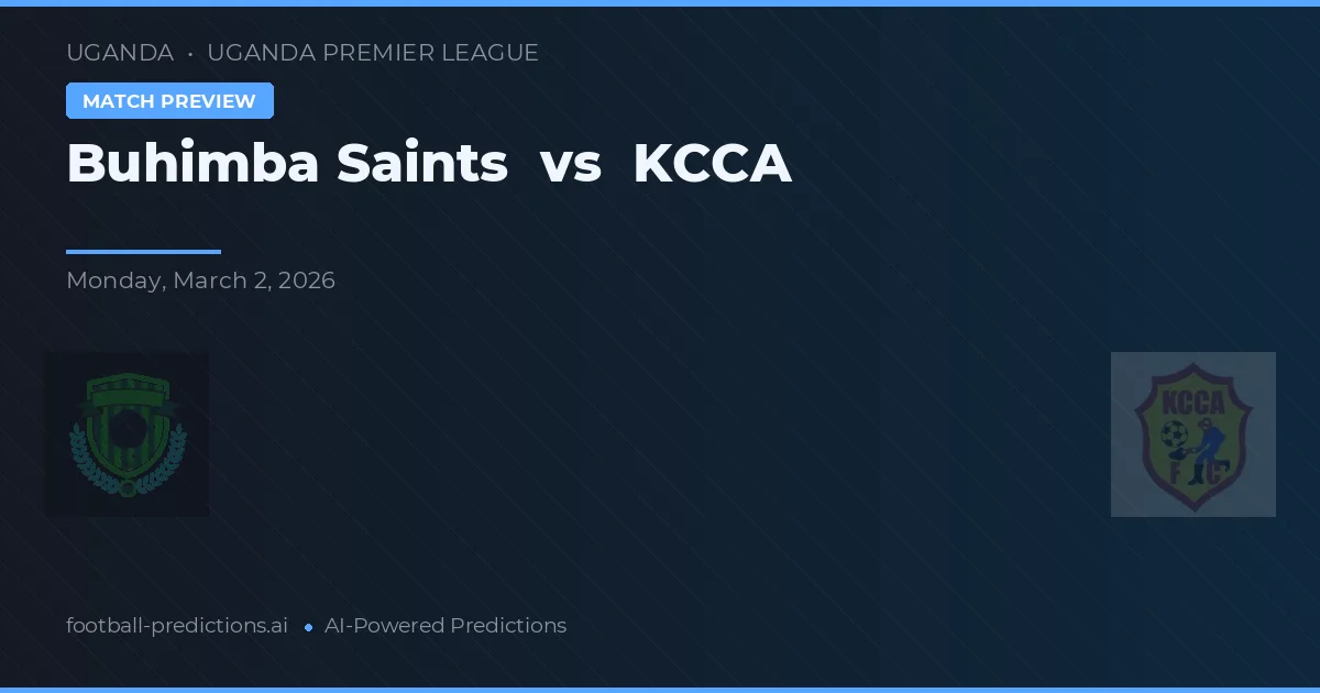 Saints Buhimba vs KCCA — pronostico e anteprima del match