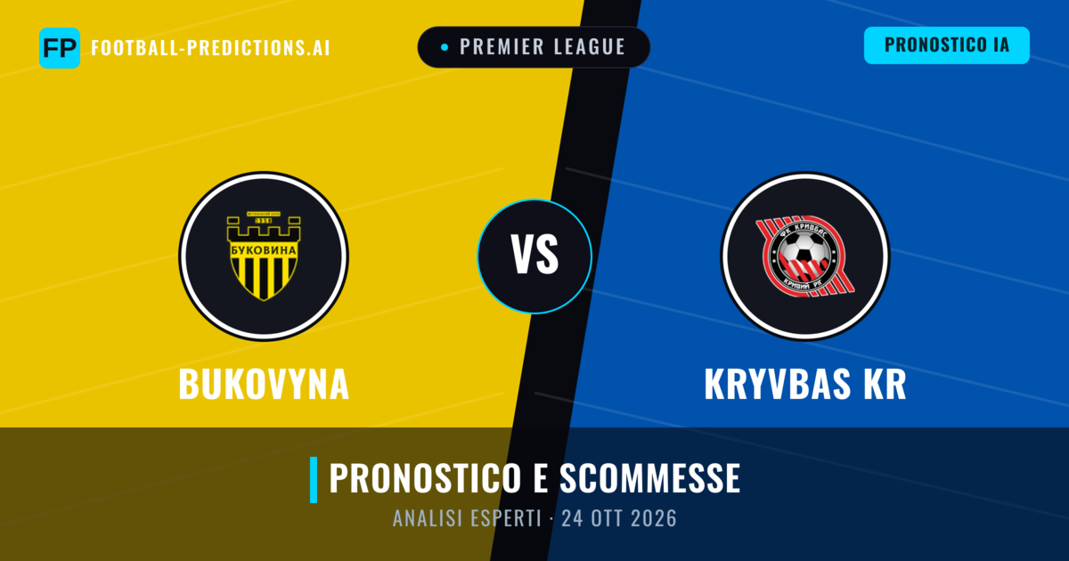Bukovyna vs Kryvbas KR — pronostico e anteprima del match
