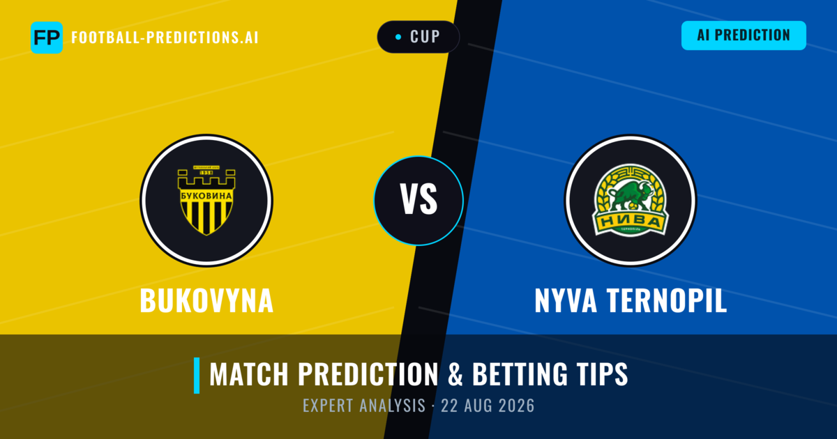 Nyva Ternopil vs Bukovyna — match prediction & preview