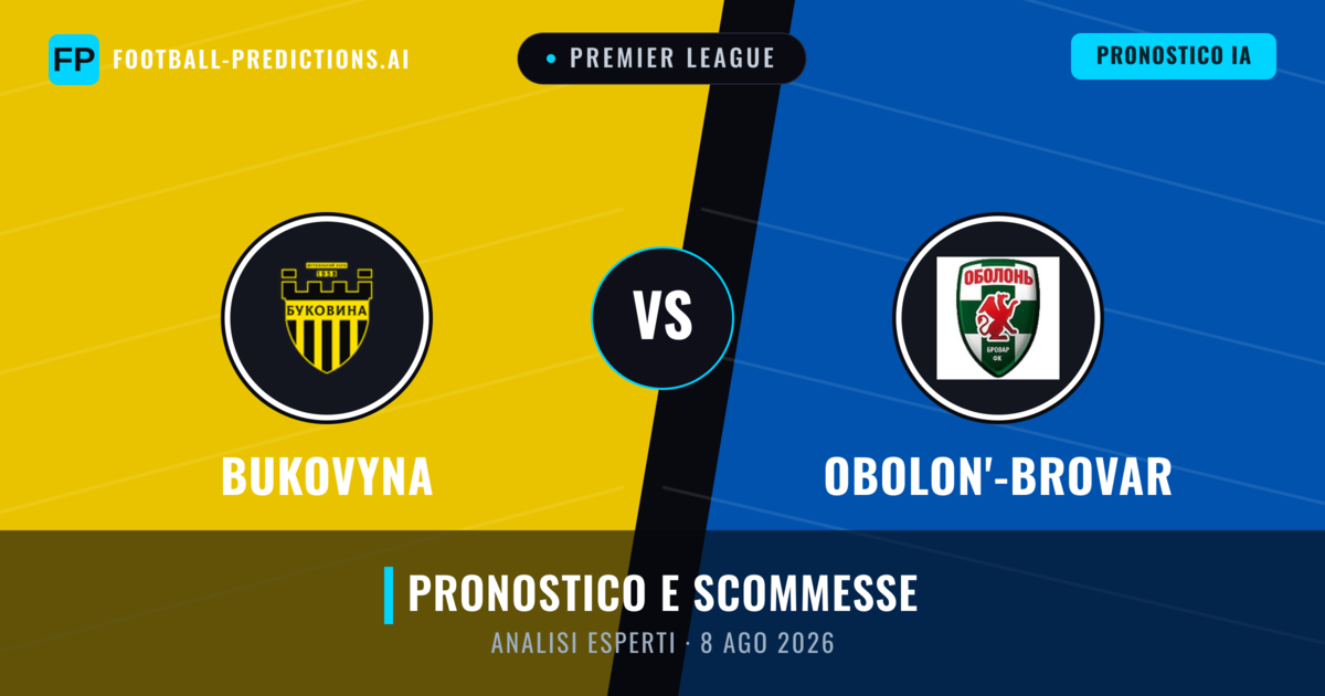 Bukovyna vs Obolon'-Brovar — pronostico e anteprima del match