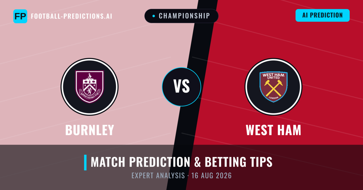 Burnley vs West Ham — match prediction & preview