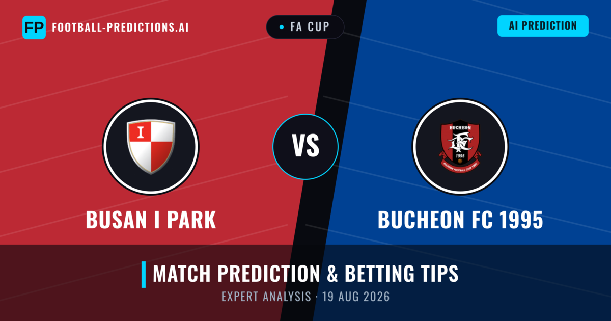Busan I Park vs Bucheon FC 1995 — match prediction & preview