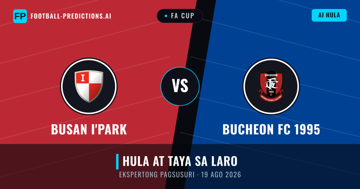 Busan I'Park vs Bucheon FC 1995 — hula at preview ng laban