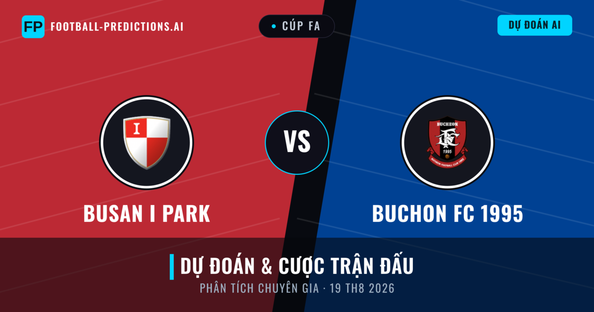 Busan I Park vs Buchon FC 1995 — dự đoán và xem trước trận đấu