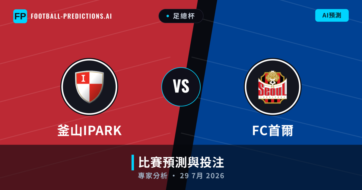 釜山IPark vs FC首爾 — 比赛预测和前瞻