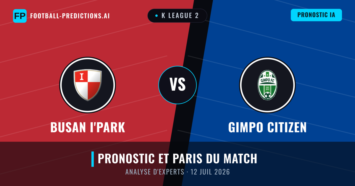 Busan I'Park vs Gimpo Citizen — pronostic et avant-match