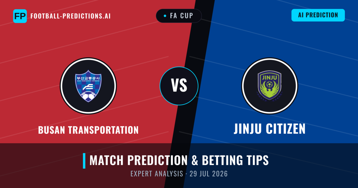 Busan Transportation vs Jinju Citizen — match prediction & preview