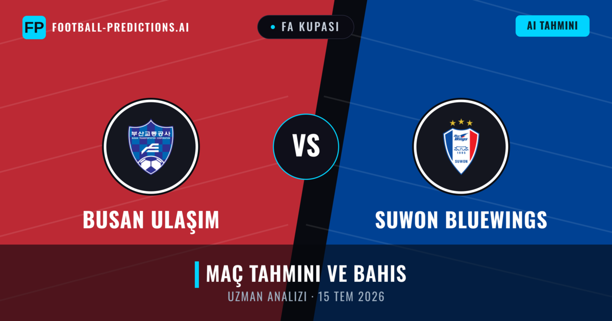 Busan Ulaşım - Suwon Bluewings — maç tahmini ve önizleme