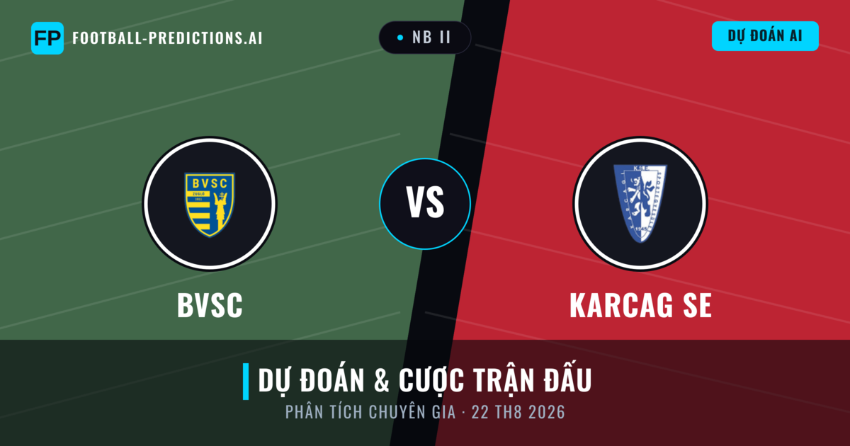 BVSC vs Karcag SE — dự đoán và xem trước trận đấu