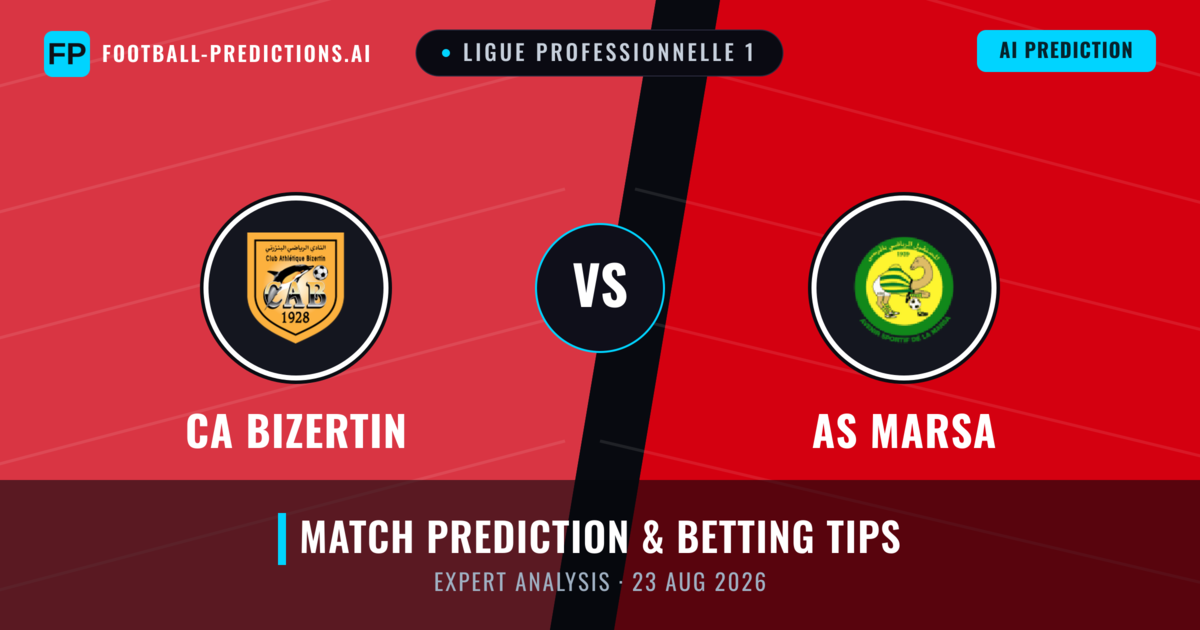 CA Bizertin vs AS Marsa — match prediction & preview