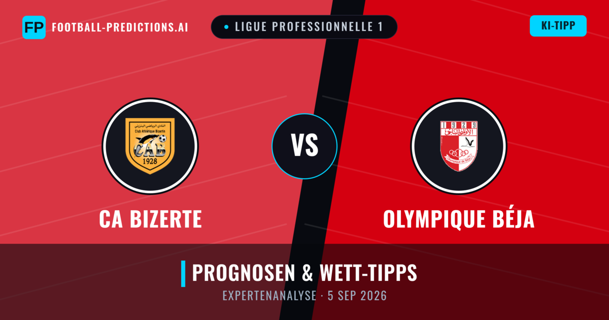 CA Bizerte vs Olympique Béja — Prognose und Spielvorschau