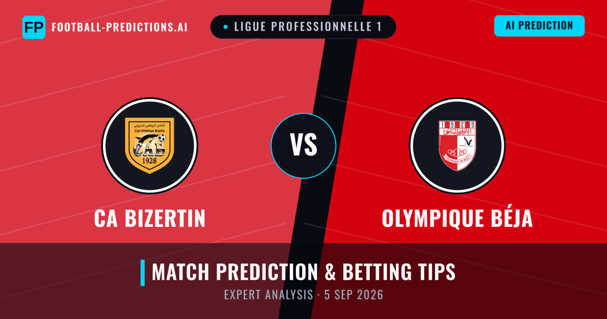 CA Bizertin vs Olympique Béja — match prediction & preview