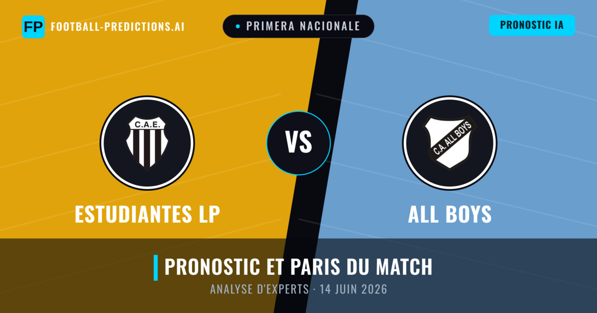 Estudiantes LP vs All Boys — pronostic et avant-match