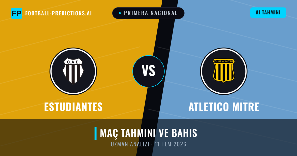 Estudiantes - Atletico Mitre — maç tahmini ve önizleme