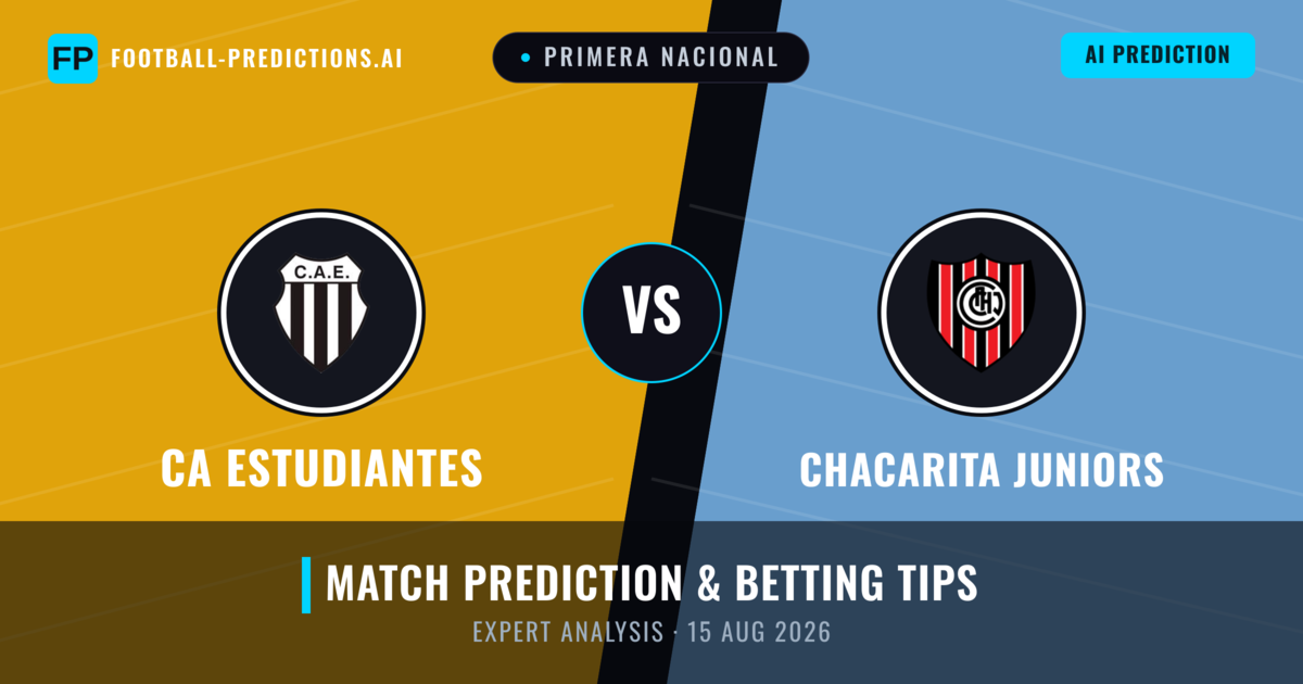 CA Estudiantes vs Chacarita Juniors — match prediction & preview