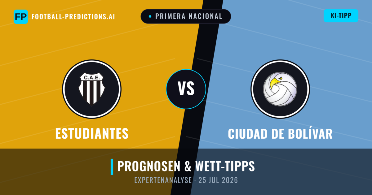 Estudiantes vs Ciudad de Bolívar — Prognose und Spielvorschau