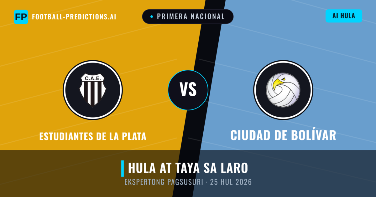 Estudiantes de La Plata vs Ciudad de Bolívar — hula at preview ng laban