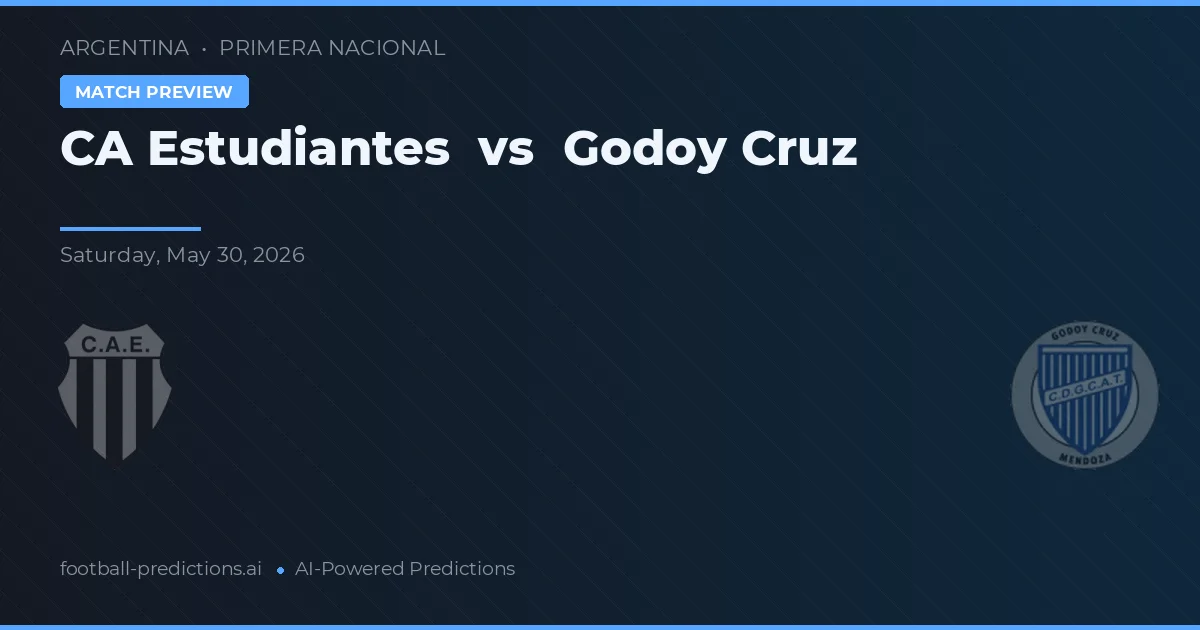 Estudiantes vs Godoy Cruz — prediksi dan pratinjau pertandingan