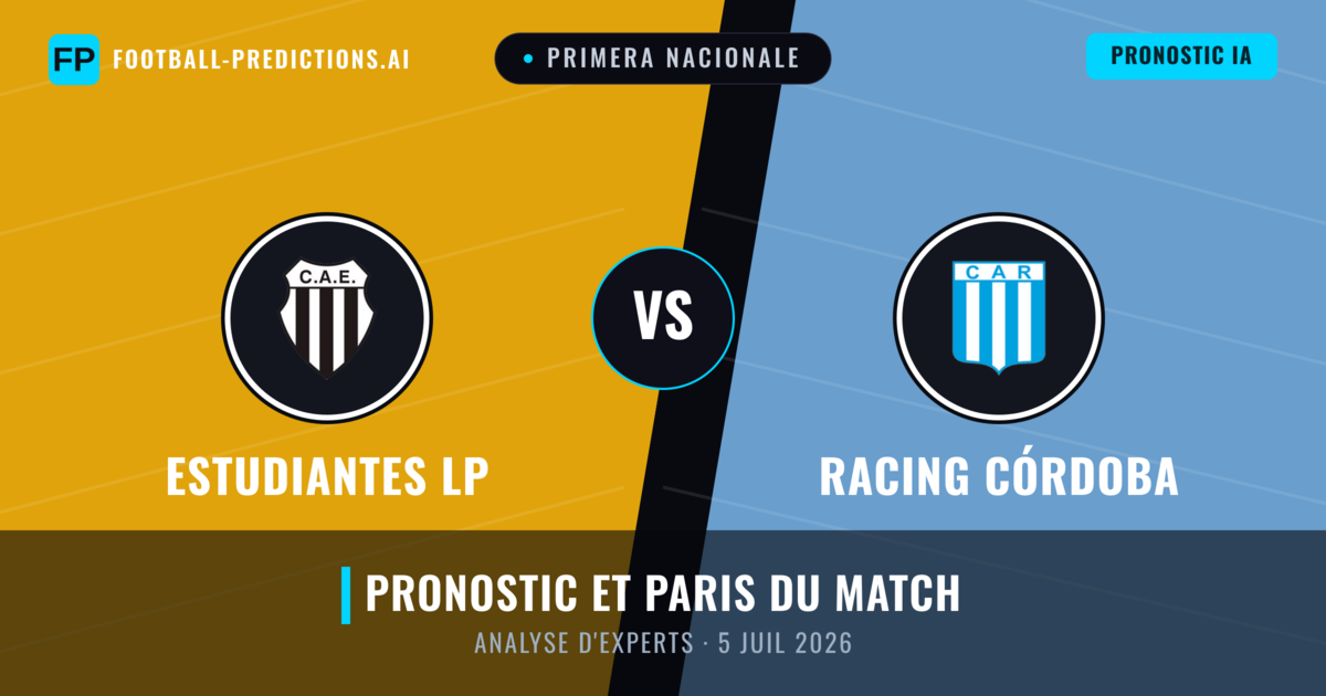 Estudiantes LP vs Racing Córdoba — pronostic et avant-match