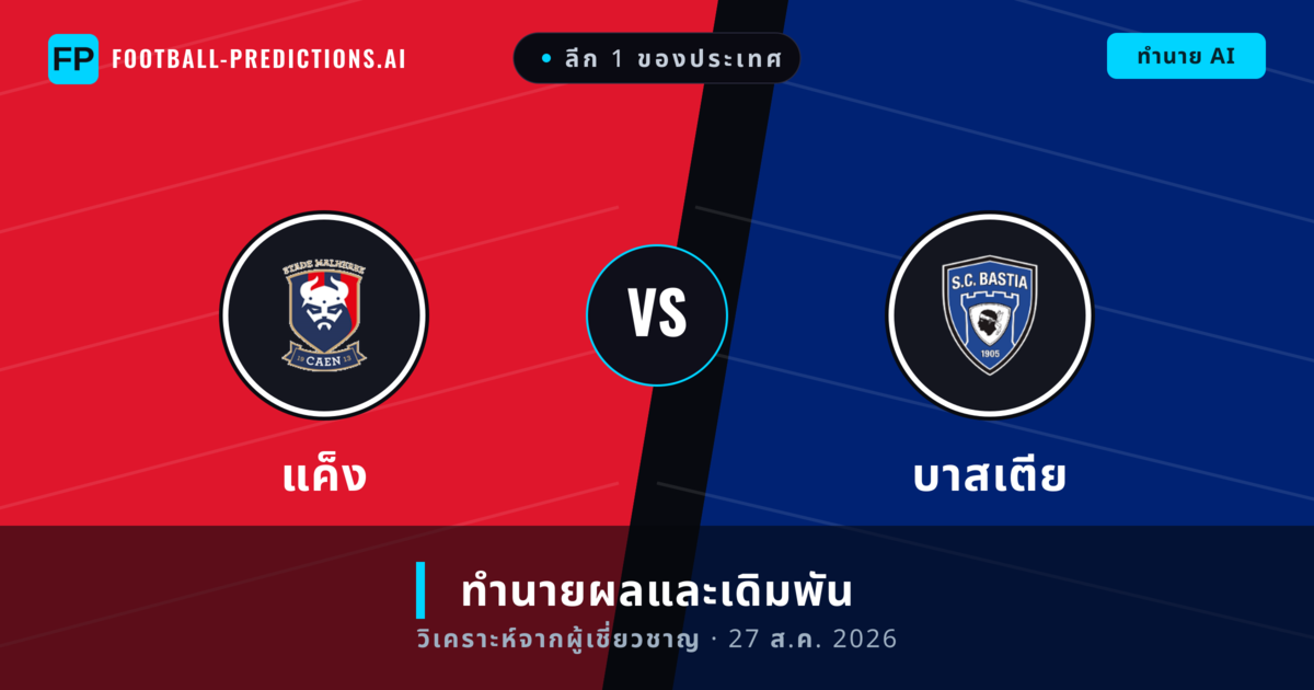 แค็ง พบ บาสเตีย — ทำนายผลและพรีวิวการแข่งขัน