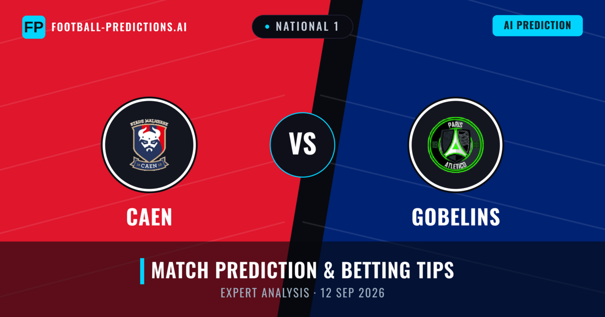 Caen vs Gobelins — match prediction & preview