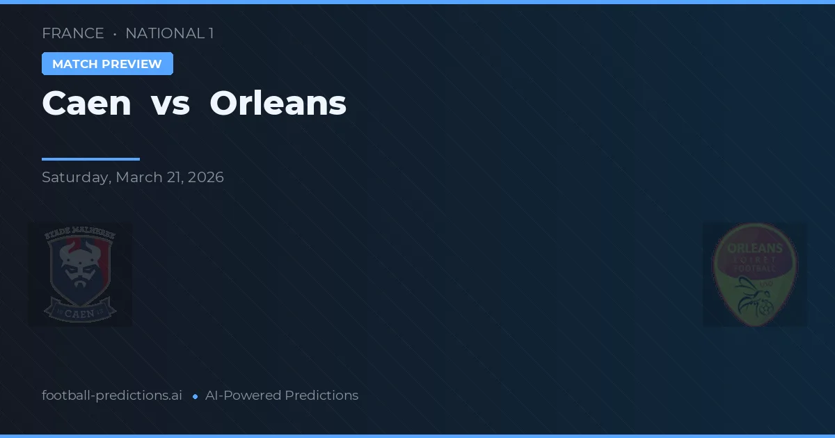 Caen vs Orleans — hula at preview ng laban