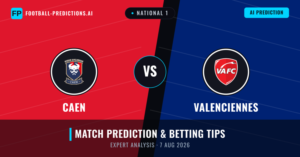 Caen vs Valenciennes — match prediction & preview