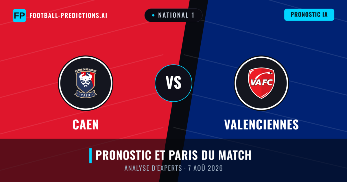 Caen vs Valenciennes — pronostic et avant-match