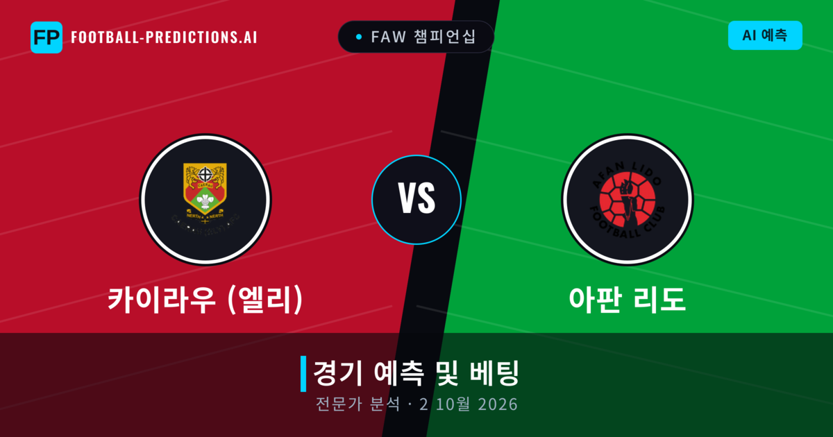 카이라우 (엘리) 대 아판 리도 — 경기 예측 및 프리뷰